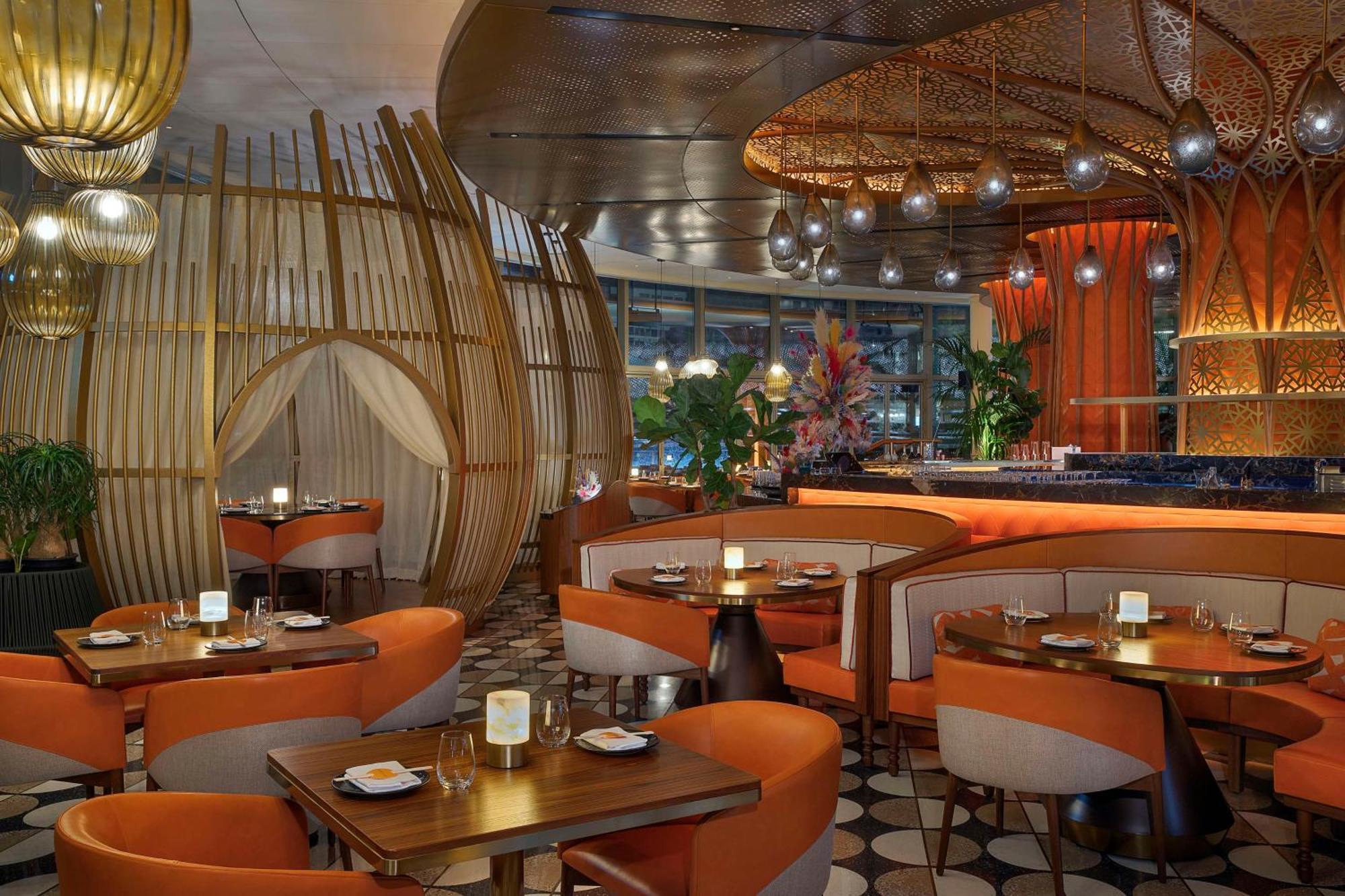 Waldorf Astoria Doha Lusail Extérieur photo The interior of the restaurant